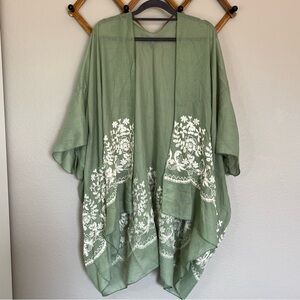 Lightweight Embroidered Kimono